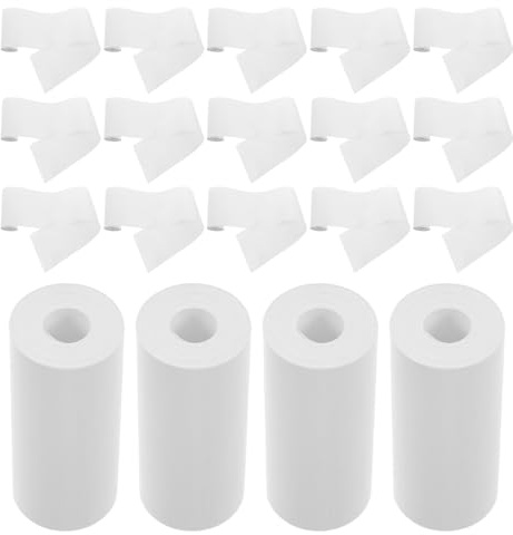 HOMSFOU Ricarica Carta Termica per Macchina Fotografica Istantanea 57x25 Mm 20 Pezzi, Carta per Stampante Portatile per Stampa Veloce e Immagini Resistenti allo Sbiadimento, Uso per