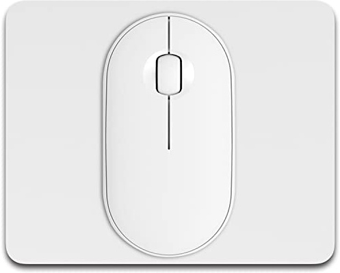 Dapesuom kleines Mauspad, 15,2 x 12,7 cm, mit Rutschfester Gummiunterseite, wasserdichtes Mini-Mauspad für Damen, Herren, kabellose Maus Laptops, Zuhause, Büro, Reisen, Weltraumgrau