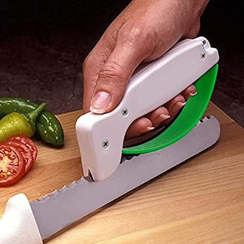 FUFRE Garden Tool Sharpener, garden shears sharpener, Axe & Knife Sharpeners, for Sharpen All Garden Tools Such As Lawnmower Blades, Pruning Shears, Sickles, Etc