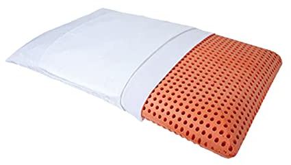 MAPE Almohada aromática para el cuello, espuma viscoelástica, térmica, suave, funda 100% algodón (cítricos, 73 x 43 x 13,8 cm)
