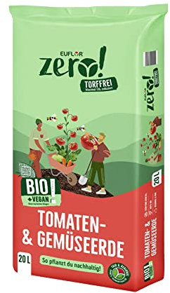 Euflor Erde Zero! Bio Tomaten und Gemüseerde 20 Liter