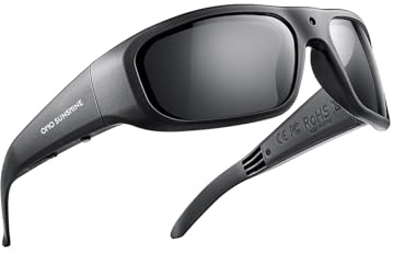 OhO 128G Camera Glasses,24M Resolution H.265 1080P Smart Glasses with UV400 Sunglasses Lens for Outdoor Sport