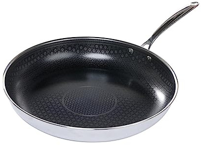 Black Cube CeramicQR Kochgeschirr 24,1 cm Antihaft-Pfanne für Induktionsherde, Schnellentriegelung, Keramik-Antihaft-Pfanne