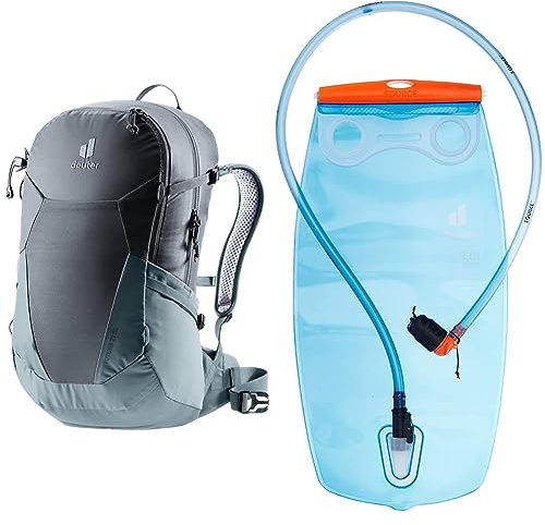 deuter Futura 21 SL Damen Wanderrucksack, Graphite-shale & Streamer 3.0 Trinksystem