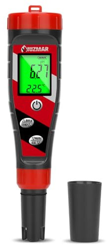 UIUZMAR Water pH TDS Meter Pen, pH EC Meter Hydroponic, Test the pH TDS Value of Aquarium, 4 in 1 pH/EC/TDS/Temp Meter Digital Water Tester for Drinking Water, Pond Water, Hot Tub, Swimming Pool