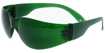 MCWlaser Lunettes professionnelles de thérapie à lumière LED rouge et bleue 200 nm-2000 nm IPL Laser Lunettes de protection pour épilation, lunettes de bronzage UV400, opérateurs de cosmétologie,