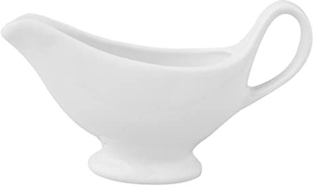 Zerodeko 1pieza Salsera De Cerámica Para Salsas Gravy Y Aderezos Con Diseño Portátil Y Mango Para Servir Caliente O Frío