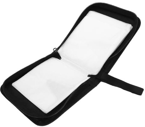 Mikinona Cd Aufbewahrungstasche Oxford Material Stoßfest Cd/dvd Organizer Für Zuhause Mit Platz Für 40 Discs Leicht Und Kratzfest
