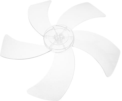 Alipis Universeller 5-Blätter-Ventilatorflügel Aus Kunststoff Für Den Haushalt Standventilator Tischventilator Ersatzteil Allgemeines Zubehör Transparent 16 Zoll