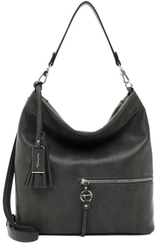 Tamaris Nele Damen Schultertasche Synthetik grau