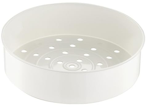 Vaporera pequeña, cesta vaporera de plástico, rejilla vaporera de plástico, cesta vaporera para olla arrocera, calentador, utensilios de cocina, inserto para olla vaporera