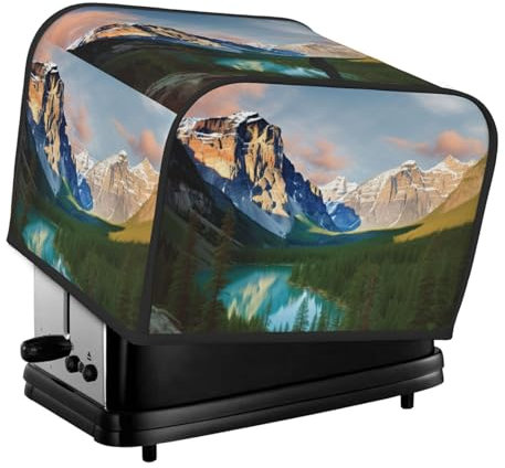 National Park Toaster-Abdeckung, 4 Scheiben, Küche, kleine Geräte, Abdeckungen mit Taschen, Toaster-Staubschutz mit Griff oben, waschbar, Universal-Brotbackmaschinen-Abdeckung für Küche