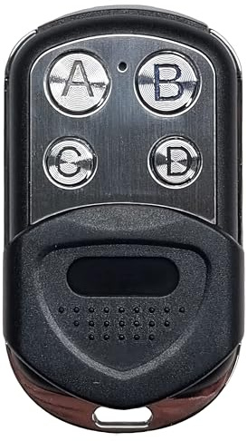 AG MATIC Telecomando universale multifrequenza per porte e cancelli del garage, duplicatore clonatore per tutti i codici fissi e alcuni Rolling Code ASK/FSK 433-868 MHz (confezione da 1 nero)