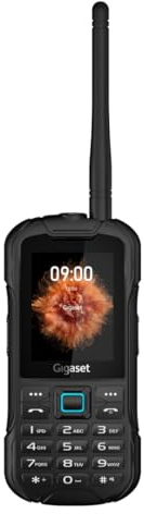 Gigaset GLX8 ACTIVE – Robustes 4G-Outdoor-Tastenhandy mit Walkie-Talkie-Funktion – Staub- & wasserdicht IP68 Schutzklasse – Dual SIM – ohne Vertrag – 2,4 Zoll LCD-Display, Schwarz/Petrol