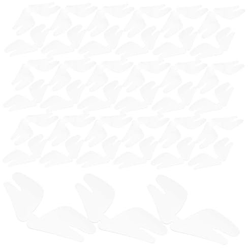 MOBUTOFU 100stücke Kragenstäbchen Für Herrenhemden Kragenstütze Aus Kunststoff Transparente Hemdkragenformer Langlebige Krageneinsätze Hemdkragenstäbchen