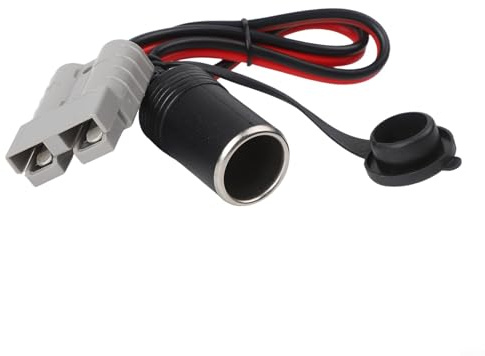 Sileduove 50A Per Anderson A 16A Femmina Adattatore Presa 500Mm Cavo 12/24V Caravan Campeggio Rimorchio 4WD Frigorifero Connettore Heavy Duty Facile Installazione
