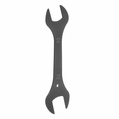 HARFINGTON Super Thin Open End Wrench 30x32mm Metric Lightweight U-Shaped Spanner Double End Wrenches for Automotive Repair Furniture Assembly, Black