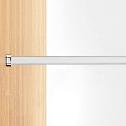 Asta sospesa in metallo per armadio per armadio del guardaroba Design ovale con tappi di estremità della flangia oro/nero/bianco/grigio 47,2 pollini nizer da 120 cm per la soluzione di supporto e