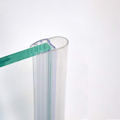 70 cm - Guarnizione box doccia di ricambio, verticale, trasparente a Palloncino morbido da 9mm, adatta per vetro 10mm-GPV10