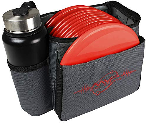 MVP Disc Sports Cell Disc Golf-Startertasche, Grau / Rot