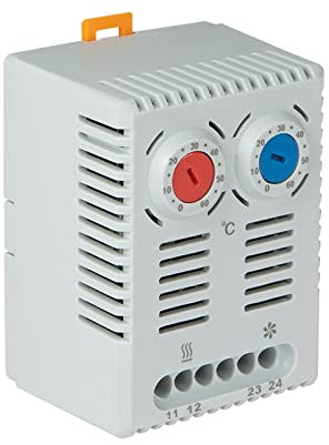 IBO Termostato per riscaldamento e raffrescamento - TBGZ41 (doppio) NC NO, biometallico, guida TH35