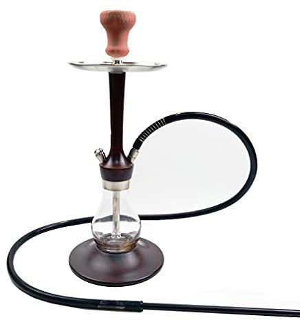chicha 1 Tuyau Ensemble de Narguilé Narguilé Base en Bois Narguilé Ensemble Complet pour Mieux Fumeur (Color : Color 2)