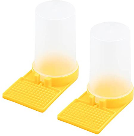 2 Stücke Bienentränke, Bienen Wasser Feeder, Bienen Futtergeräte, Bienen Eingang Feeder Trinkstelle, Bienenfütterung Bienenstock Fütterungsanlage, Imker Zubehör