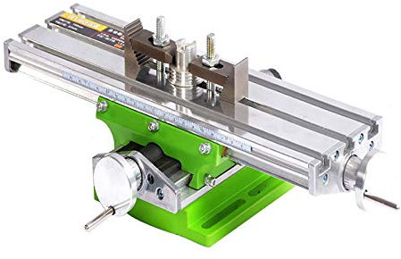 JIXIN Fraiseuse De Table, Fraisage Travaillant en Croix Perçage De Table Coulissante Réglage De Perçage D'établi X-Y
