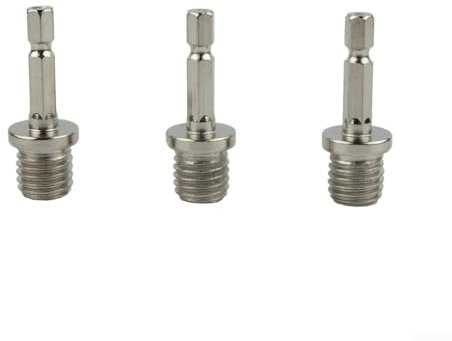 Set of 3 For M14 Hex Adapter Drill Chucks for Polishing Discs and Electric Drill Extensions