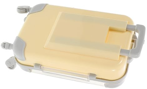 OHPHCALL Valigia Mini Per Ciglia e Trucco Da Viaggio Scatola Portaoggetti Piccola Custodia Per Ciglia e Trucco Astuccio Portaciglia Trasparente e Cosmetici