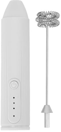 Latte Ricaricabile Frutto di Schiuma da Portata Elettrica per Bacchetta Elettrica per Caffè/tavola Assifenti di Bevande Assifenti Design Impermeabile per Cioccolata Calda e Frullati di Proteine