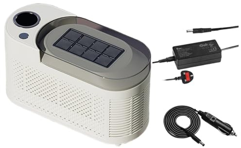 Bärbar Mini-ismaskin För Bänkskiva, Isbitsmaskin, 12V Bärbar Ismaskin För Bil Och AC, 8 Kuber/cykel, 10-15 Minuter Snabb, För Hem, Kontor, Camping, Husbil, Bil(Beige)