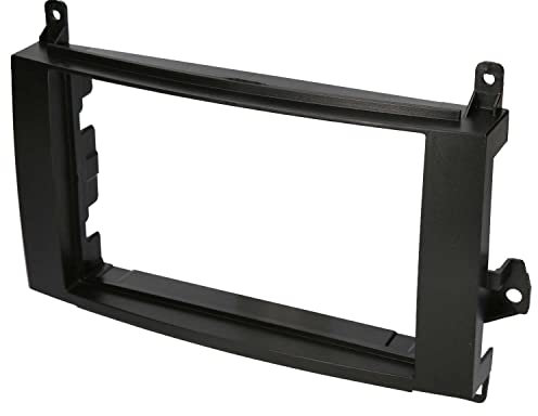 Audioproject A300 - Autoradio Radioblende Doppel-DIN kompatibel für Mercedes Benz A Klasse W169 - B Klasse T245 - Viano Vito W639 Einbaurahmen 2-DIN schwarz