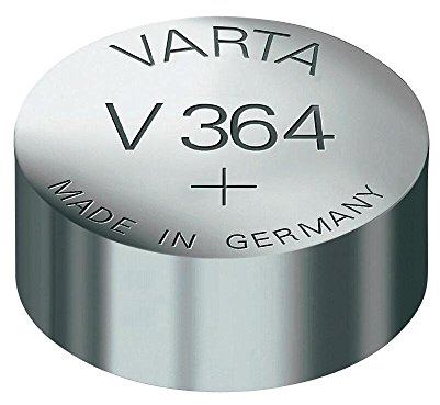VARTA 10 Stück Silberoxid-Uhrenbatterien V364 (SR60) SR621SW 1,55 Volt