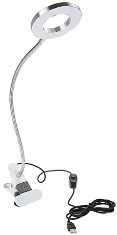 Tattoo LED-lampa, USB lång arm flexibel lä, bärbar 3 nivåer färgtemperatur dimbar ögonskydd skrivbord för halvpermanent makeup tatuering nagelkonst läsning arbete
