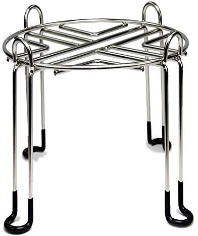 Water Filter Stand 8 Tall by 9 Wide Compatible with Berkey, Countertop Steel Stand for Most Medium Gravity Fed Water Coolers - Quality Stainless Steel - Fills Glasses, Pitchers, Water, Heavy Duty
