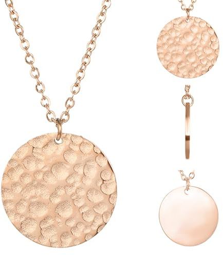 BONNYBIRD® Wasserfeste Edelstahl Boho Halskette Damen in Silber, Gold & Roségold, 100% Wasserfest & Hautverträglich BonnyBoho