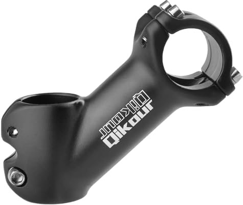 TRIWONDER 31.8 Vorbau, Einstellbare Lenkervorbau 45 Grad, Fahrradlenker 90mm, Gabelschaft Extender für Fahrrad BMX MTB Rennrad (Schwarz, 31.8 x 90 mm)