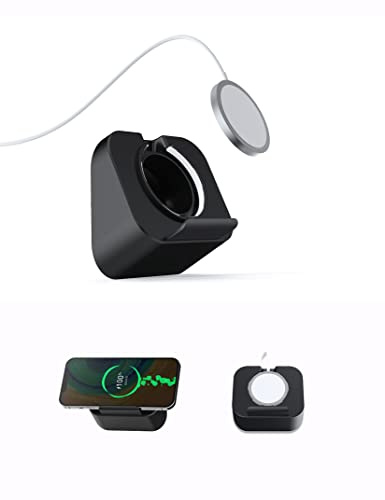 ZZHDESBY Phone Wall Mount for Magsafe Charger Compatible with Phone Holder Fit for iPhone 12/12 Pro/13 Pro Max Magsafe Accessories (Charger Not Included) (Black)