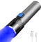 YZYOE Torcia di caccia a luce blu ricaricabile, luci di tracciamento del sangue, 3 modalità, piccola torcia tattica a LED zoomabile Torcia di pesca a luce di coyote torcia di visione notturna.