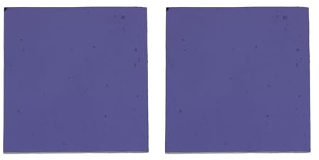 SOLUSTRE 2 Stück Kobaltglasplatte 5x5cm Blaue Glasscheibe für Chemieexperimente Laborbedarf Flammenfarbreaktion Filterglas