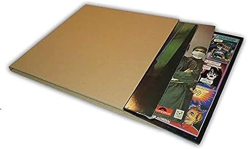 50 Cajas Cartón Envío Discos de Vinilo 12 LP 1-3 - Ref. 2126 | Marca CUIDATUMUSICA. Pack de 50 cajas para el embalaje y envío de 1 a 3 discos de vinilo 12 LP.