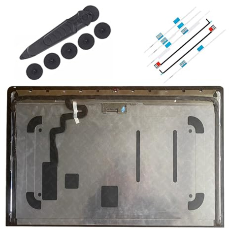 FTDLCD® 27 Pouces 5K Écran LM270QQ1-SDB1 LCD Dalle Vitre Assemblé pour Apple iMac Retina A1419 Fin 2015 EMC 2834 MK462F/A MK472F/A MK482F/A 5120 x 2880 (iMac17,0)
