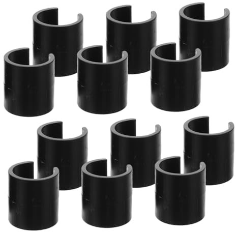 GAROZATION 20pcs Garden Flag Clips Windproof Buckles for Football Training Poles Secure Stable Holders for Outdoor Garden Flags Anti-wind Accessories for Consistent Performance