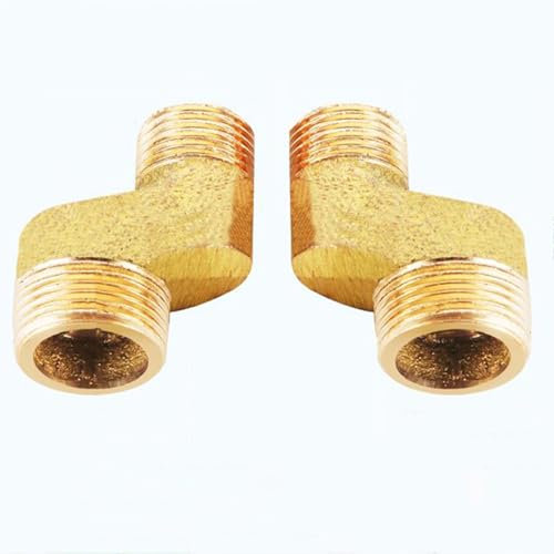 BiaoTeng Adaptador Grifo Ducha 1/2 3/4 Latón, 2 Piezas Excentricas Grifo Ducha Ajustable 48 mm