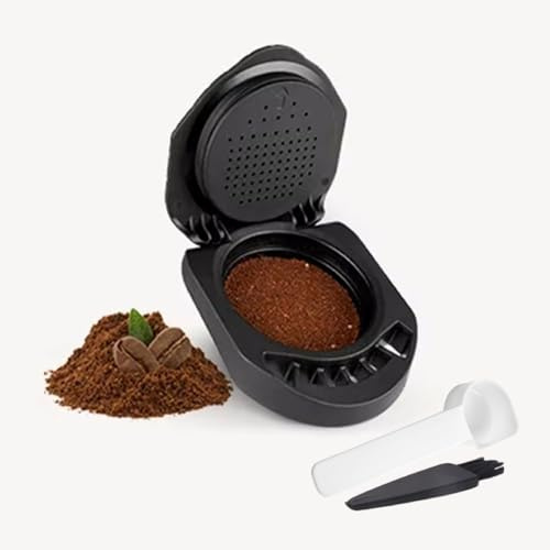 Reusable Coffee Adapter for Dolce Gusto Ground Refillable Coffee Converter Compatible with Piccolo XS/Mini Me/Genis S/EDG 305/EDG 606. Coffee Capsule Adapter Holder