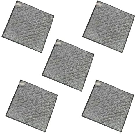 Trapos de limpieza para lavavajillas, trapo de lavado de ollas antiarañazos, paño limpiador de cocina multiusos, 5 paños y duraderos, uso en seco y húmedo, vajilla, horno, fregadero, azulejos