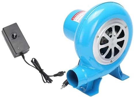 JOUFNING Ventilatore Centrifugo Elettrico per Barbecue, Forgia da Fabbro A velocità Variabile, Ventilatore A Pompa con Regolatore, Ventilatore per Accenditore A Carbone per Barbecue