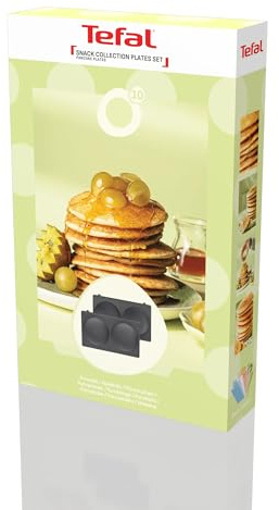 Tefal - Snack Collection Plaques Pancake XA8110F0 pour Appareil à Sandwich