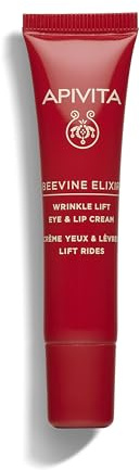 Apivita Beevine Elixir Crema Contorno de Ojos y Labios Lift y Arrugas - Crema antiedad para Ojos con propóleo, colágeno Vegetal y ácido hialurónico - Combate Arrugas, hinchazón y Levanta el párpado